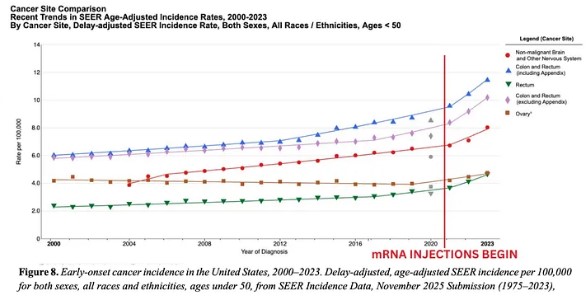 Cancer Rate Growth Post Jab Cancer Rate Growth Post Jab